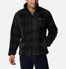 COLUMBIA WINTER PASS GIACCA ORSETTO UOMO COLUMBIA A QUADRI  NERO
