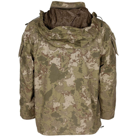 Giacca da combattimento in cotone rip stop foderata in pile usata <BR/>Spec Ops NATO camouflage 