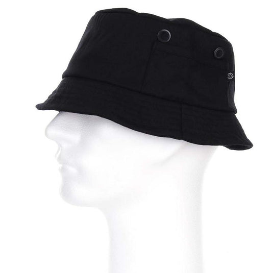 Cappello da pescatore in cotone NERO 