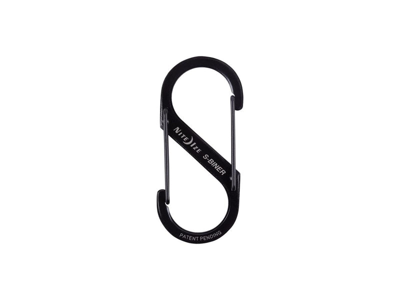 Carica immagine in Galleria Viewer, Niteize s-biner dual carabiner #3 ss black sb3-03-01 
