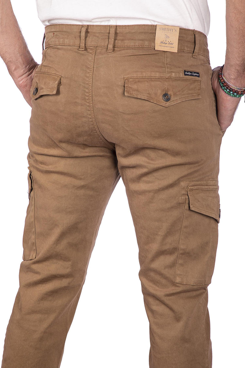 Load image into Gallery viewer, smithy's pantaloni cargo uomo Fango 
