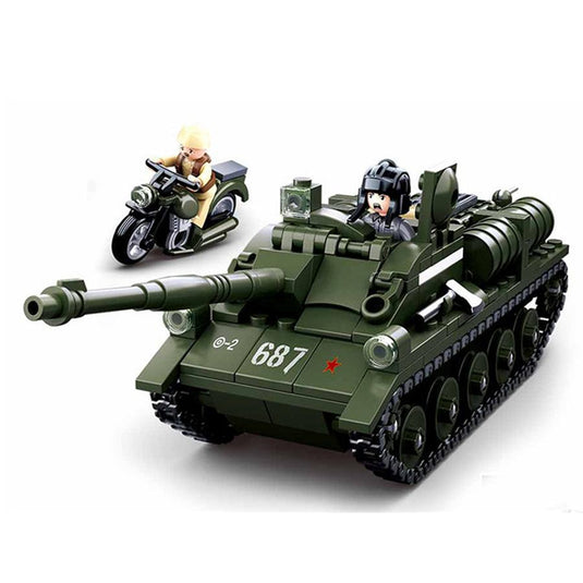 carro armato  + moto m38-b0687 