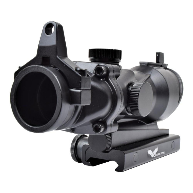 Load image into Gallery viewer, js-tactical red dot lente 32mm con attacchi 20mm e 11mm 
