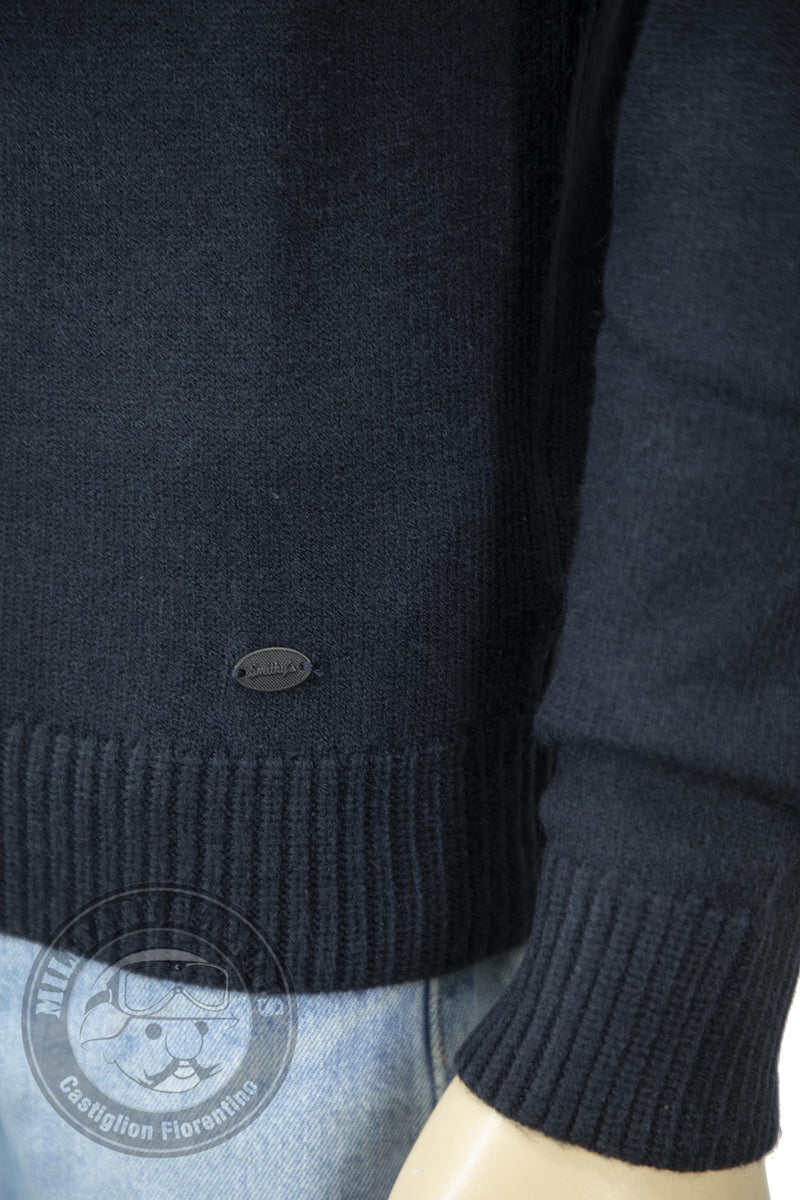 Carica immagine in Galleria Viewer, Smithy's maglioncino girocollo  uomo Blu navy 
