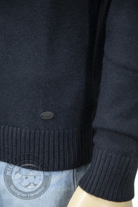 Smithy's maglioncino girocollo  uomo Blu navy 