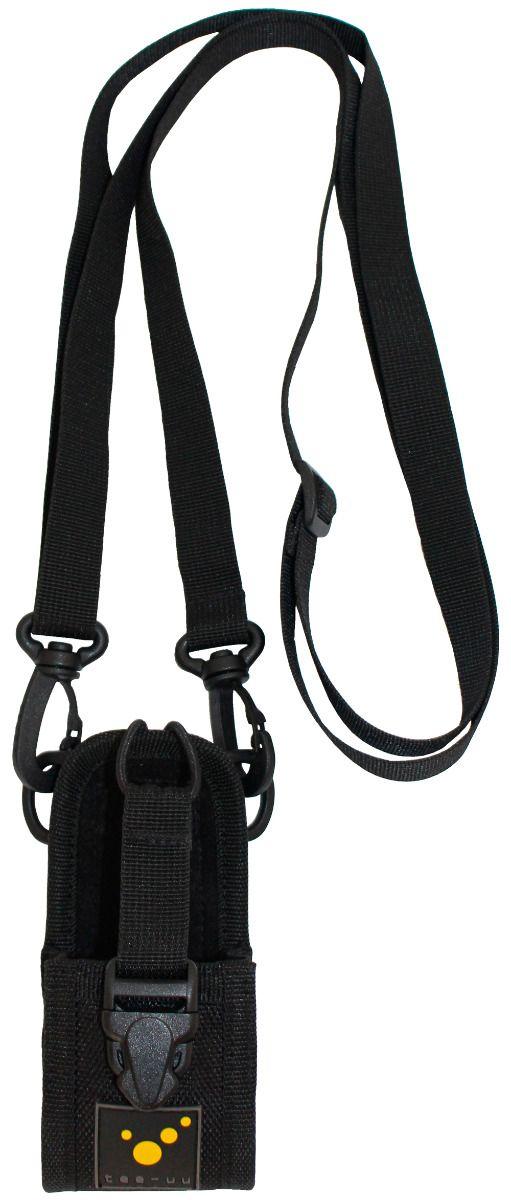 DIGI holster con tracolla per apparecchio radio digitale in cordura nero 