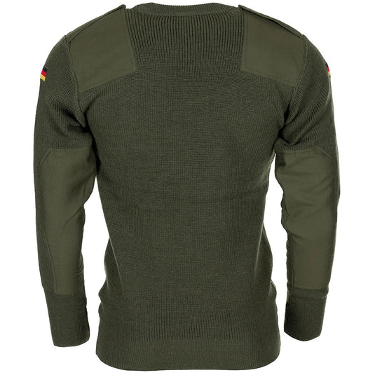maglione in lana originale esercito tedesco nuovo con taschino 