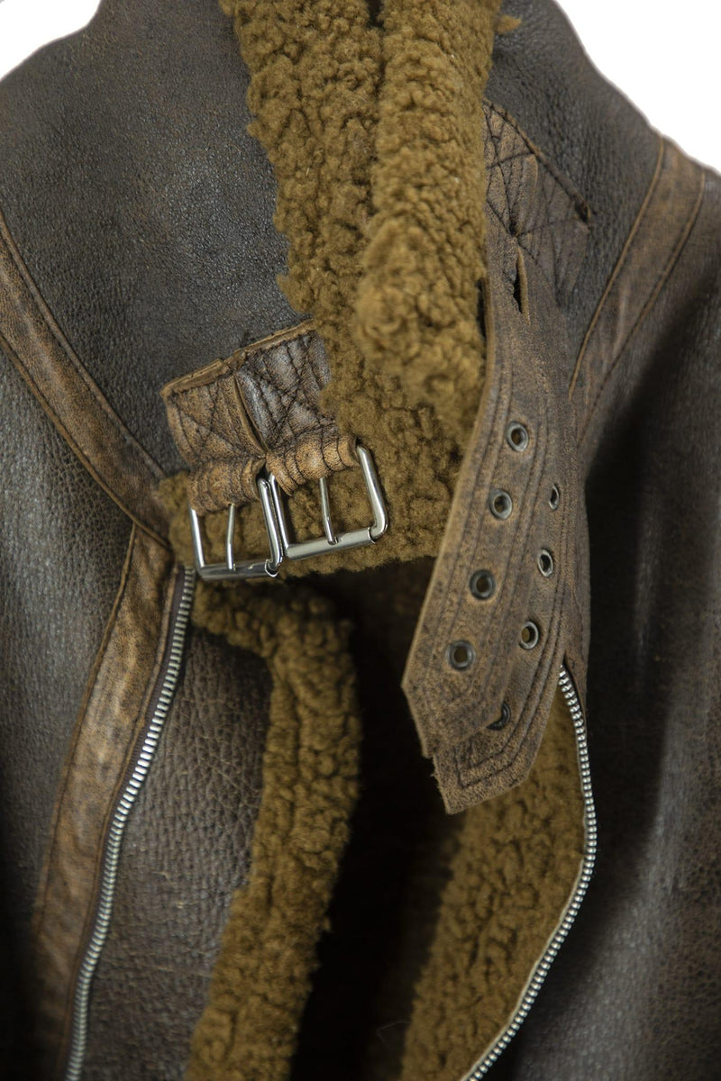 Carica immagine in Galleria Viewer, Giacca sheep skin uomo vintage taglia l 
