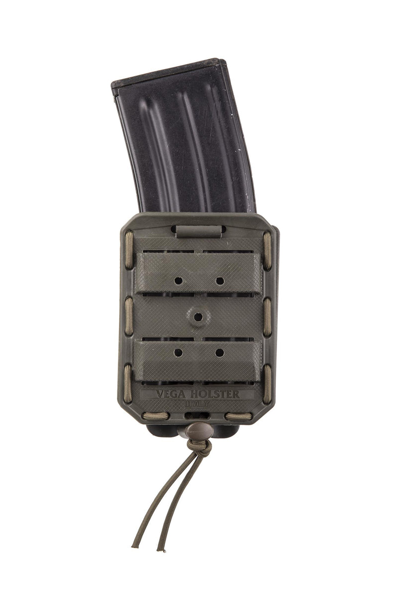 Load image into Gallery viewer, porta caricatore 5.56 linea bungy VERDE MILITARE 
