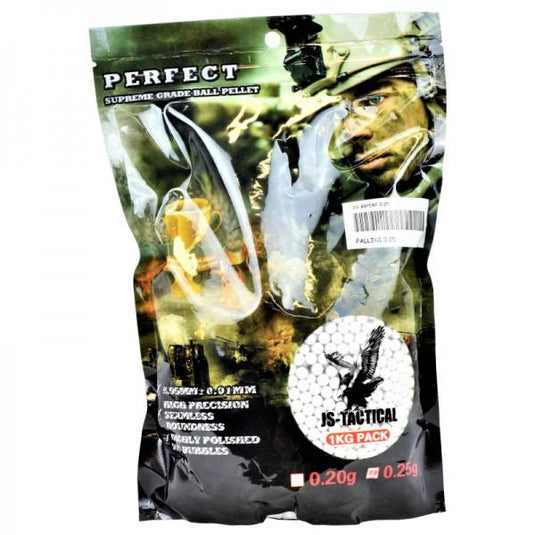 JS-TACTICAL PALLINI PERFECT 0,25G BIANCHI 1KG 