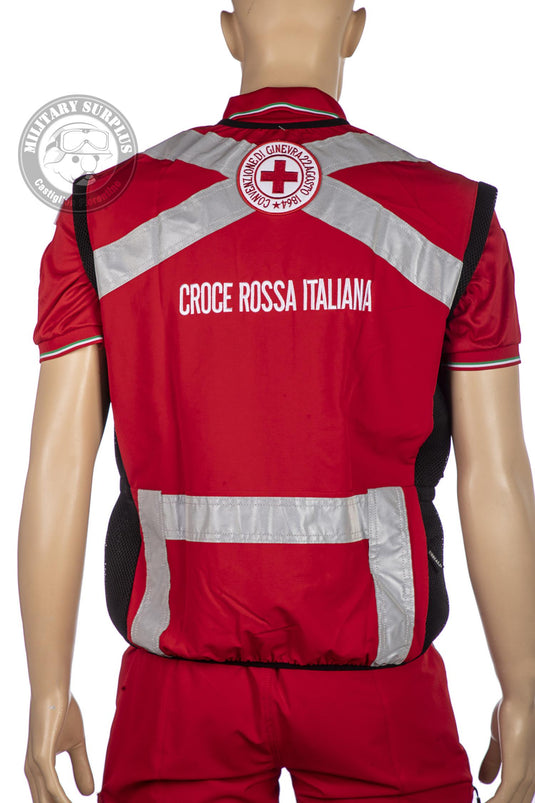 Gilet tecnico operativo da soccorso Croce Rossa Italiana 