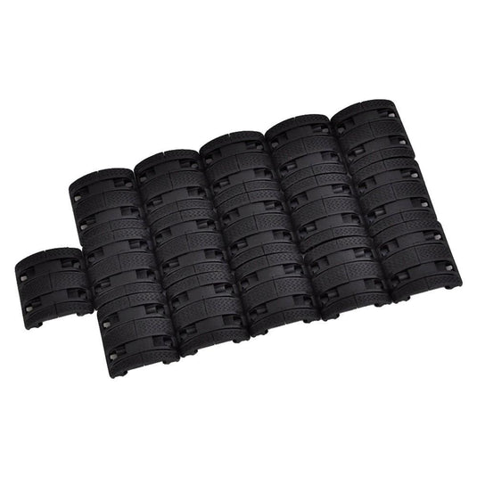 MP SET COPRI SLITTA 16 PEZZI PER SLITTE 20mm NERO 