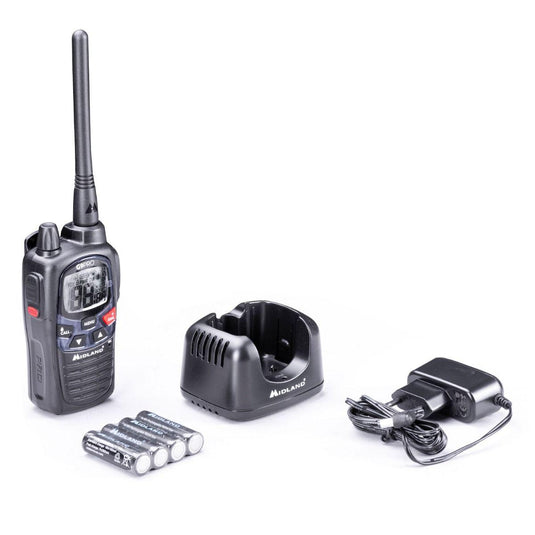 g9 pro 1radio + caricabatterie da tavolo + 4 batterie 1800mah 