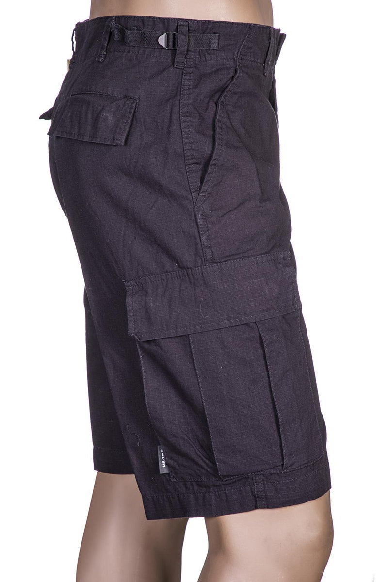 Carica immagine in Galleria Viewer, Bermuda BDU style cotone  rip stop NERO 
