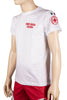 SSG T-SHIRT MEZZE MANICHE IN COTONE CROCE ROSSA ITALIANA COLORE BIANCO CON STAMPE E RICAMI