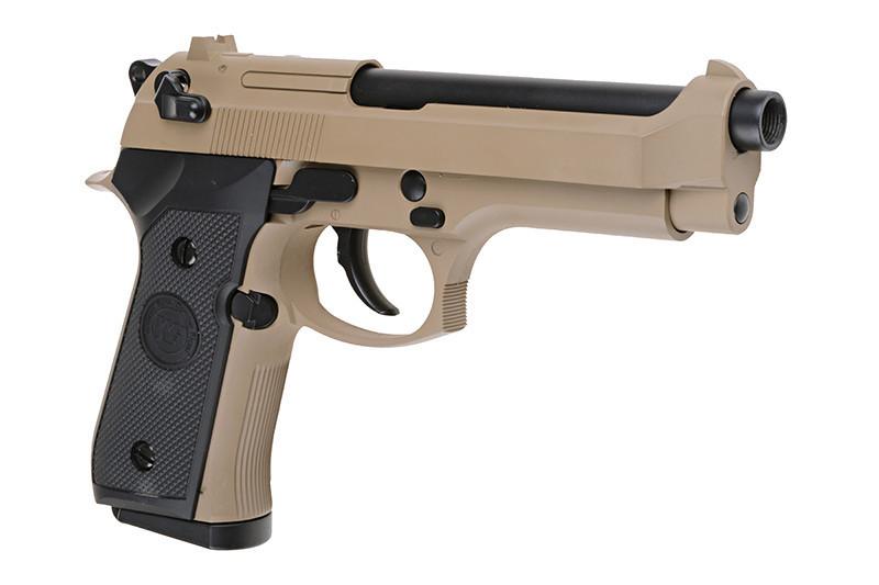 Load image into Gallery viewer, m92 blow back pistol replica (co2) - tan 
