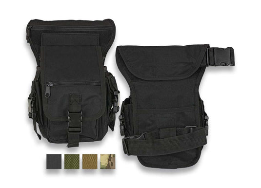 BORSA COSCIALE NYLON 600D DIMENSIONE 30x20x14 cm. NERO 