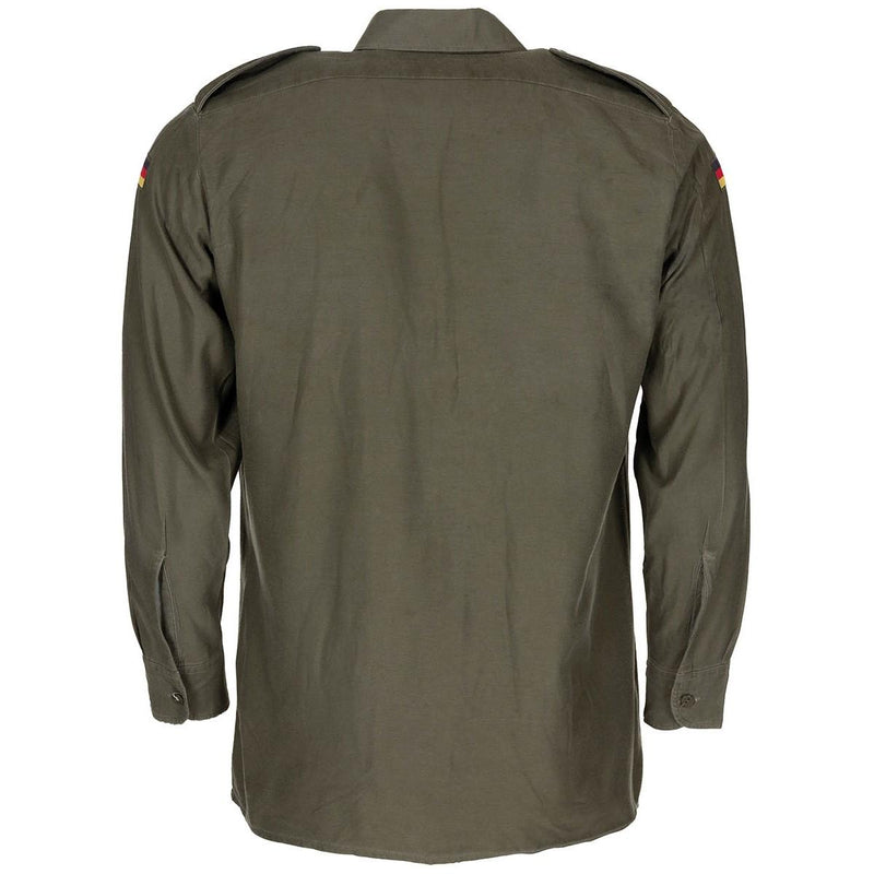 Carica immagine in Galleria Viewer, Camicia da combattimento esercito tedesco usata verde 

