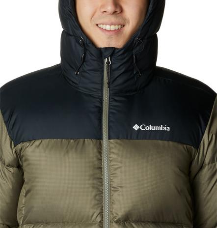 piumino columbia con cappuccio puffect™ da uomo verde/nero 