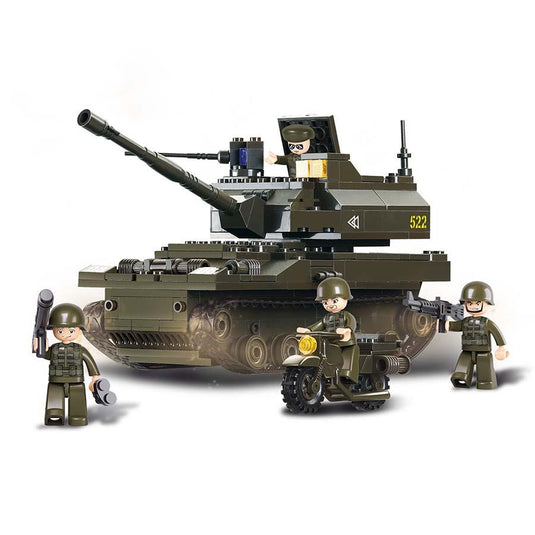 carro armato piu moto sluban m38-b9800 