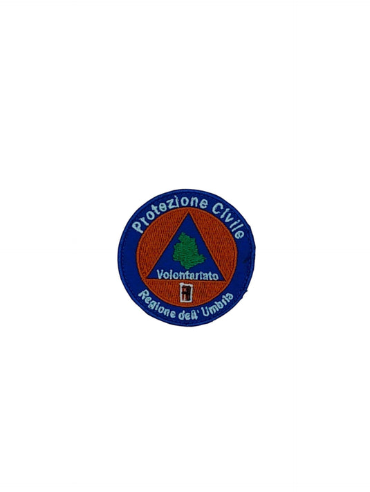 Patch ricamata Protezione Civile UMBRIA VOLONTARIATO<BR/> 