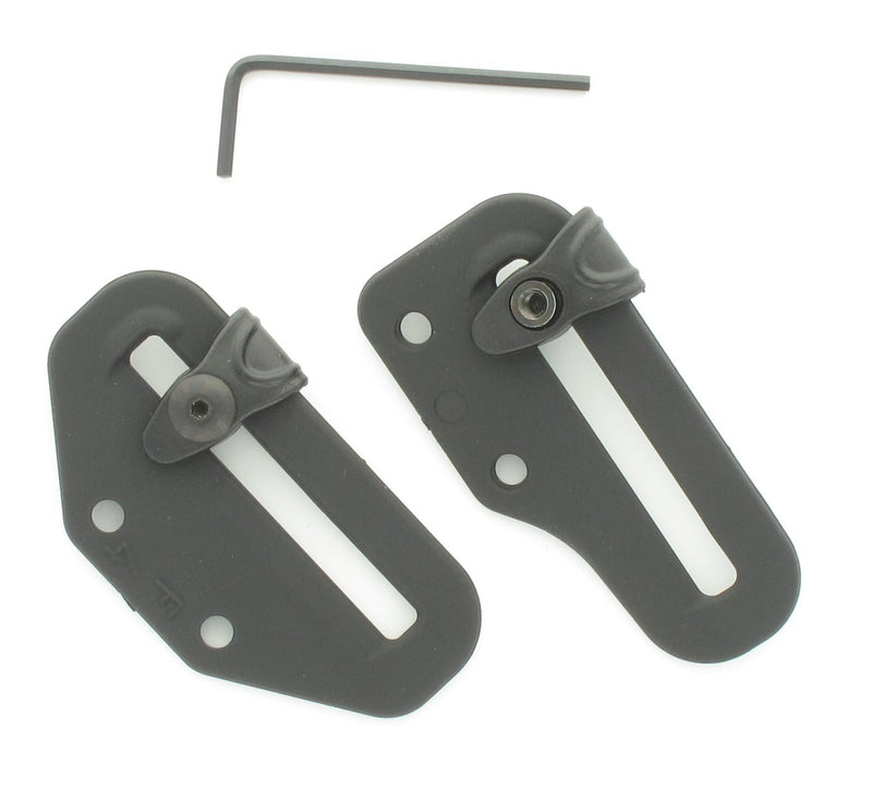 Carica immagine in Galleria Viewer, coppia passanti in rubber-tech con asola h.60 con riduttori a vite per fondine serie 6088 &amp; 6085. 
