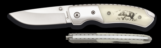 Coltello pieghevole  finitura Cinghiale 