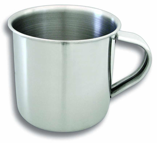 Tazza bicchiere militare in acciaio 220 ml. 6,6 cm. 