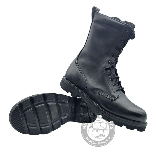 Combat boots NATO in pelle neri 