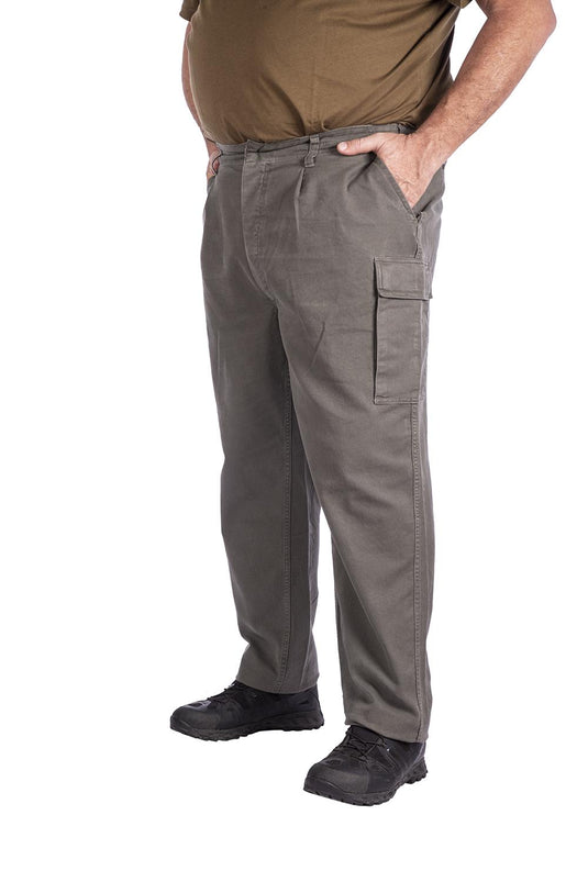 PANTALONI MOLESKIN ORIGINALI TEDESCHI BW VERDI TAGLIE GRANDI 