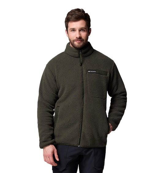 Giacca in pile Sherpa Rugged Ridge™ da uomo VERDE<BR/> 