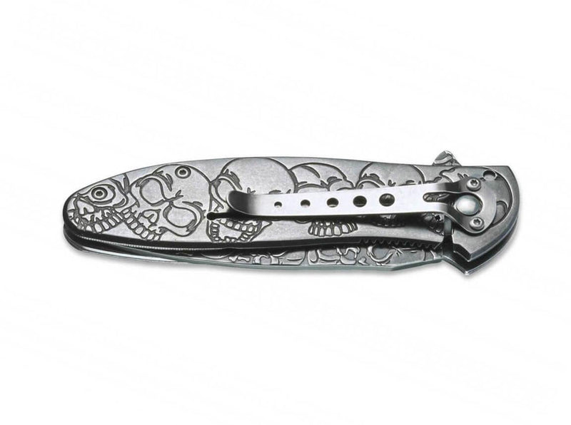 Load image into Gallery viewer, magnum boker dia de los muertos folding knife 
