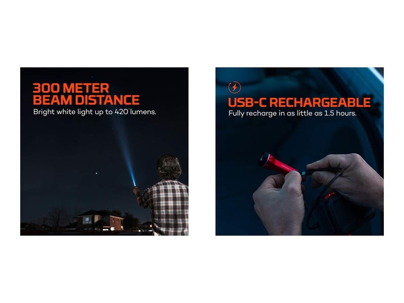 Load image into Gallery viewer, Nebo  LUXTREME NANO ricaricabile 420 lumens led pocket nero 

