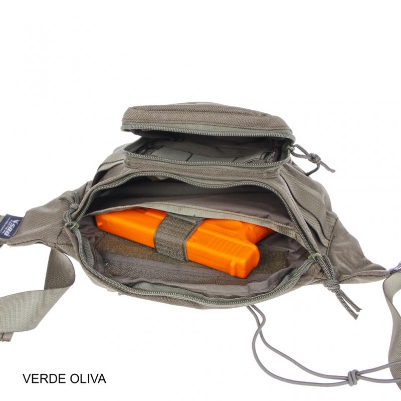 Carica immagine in Galleria Viewer, MARSUPIO T3 IN CORDURA CON SUPPORTO PER ARMA 
