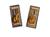 RANKS Small metal epaulets for shirt GG security guard BLUE profiles